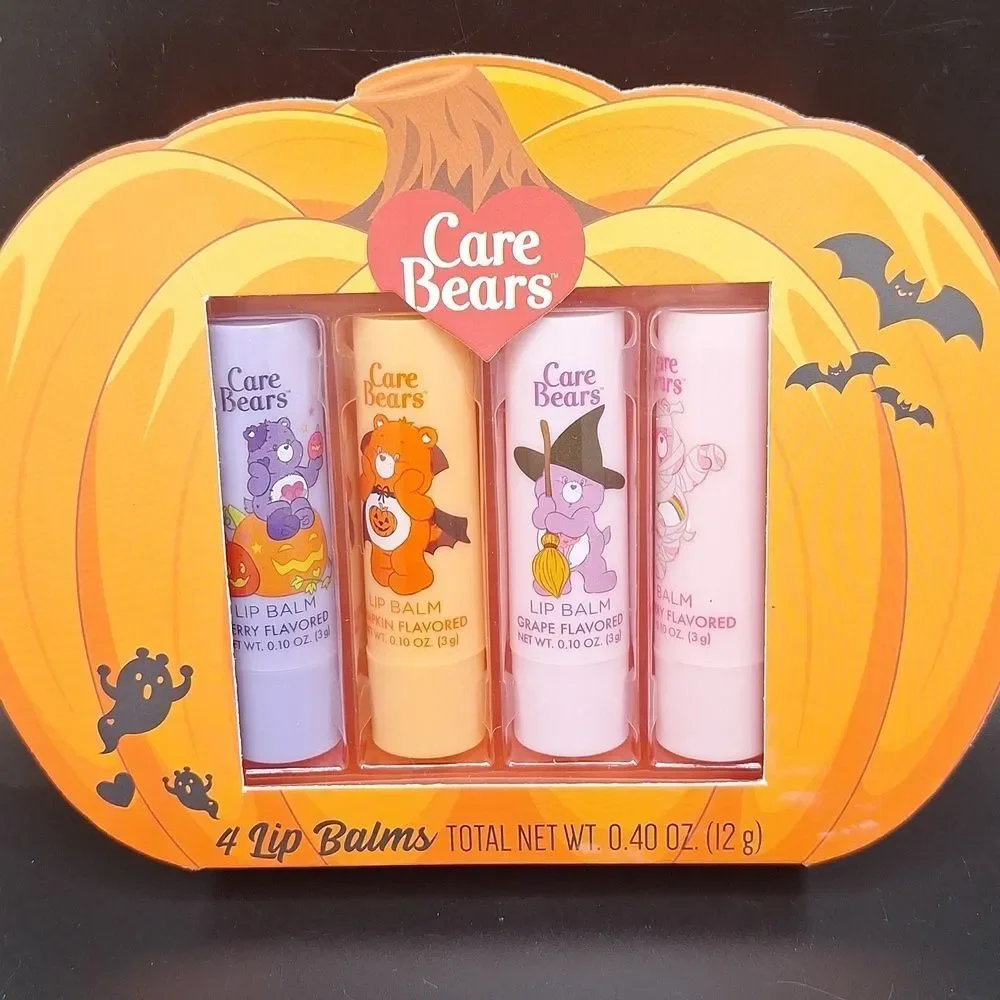 Care Bears Lip balm pumpkin flavor berry lip set 4 pack